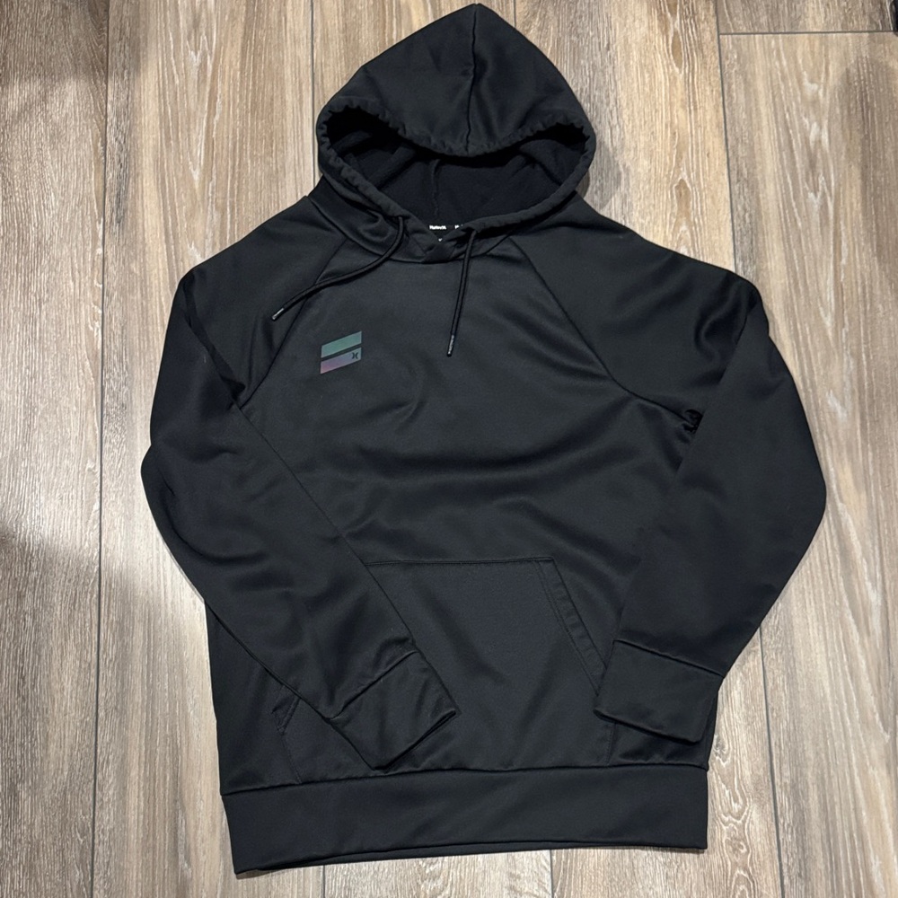 Hurley Black Hoodie with Front Pocket